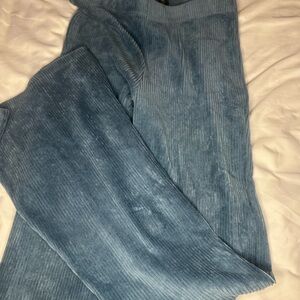 Forever 21 Light Blue Corduroy Trousers